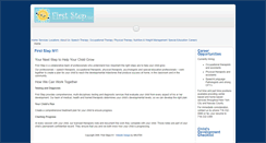 Desktop Screenshot of firststepny.com